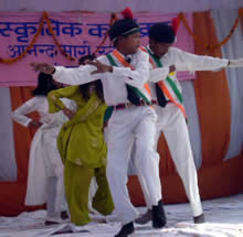 The annual function of the Ananda Marga School in Haridwar