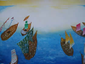 Golden Lotus of the Blue Sea